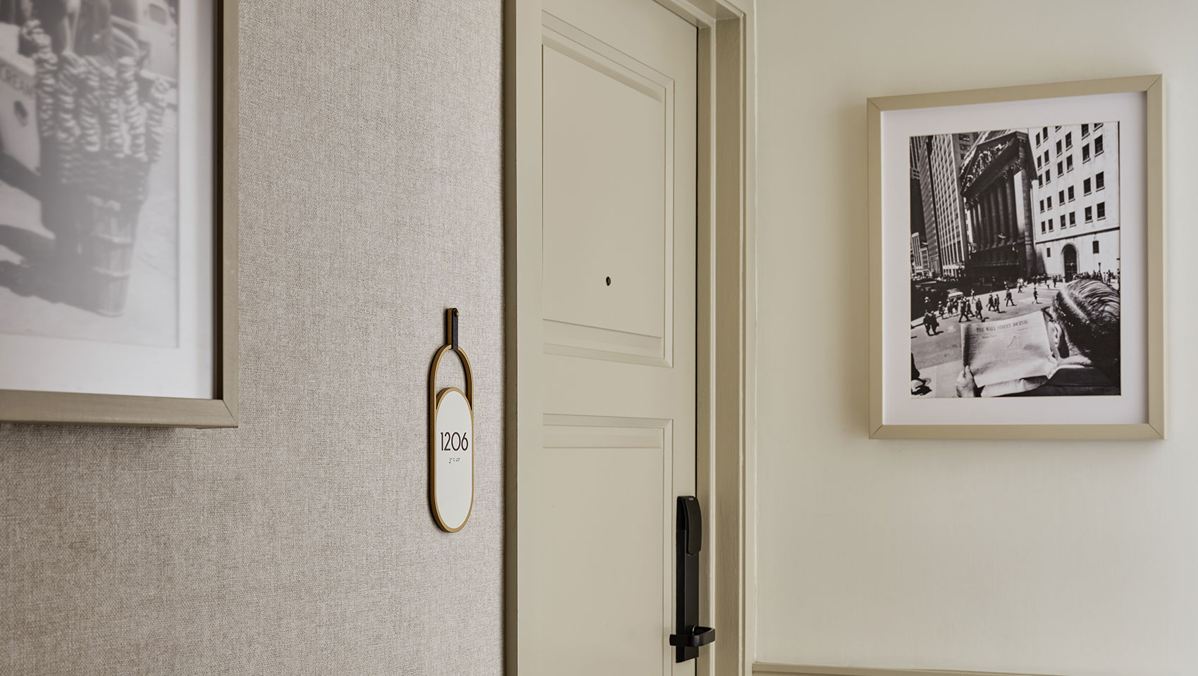 Hotel Guestroom Door at 70 Park Ave